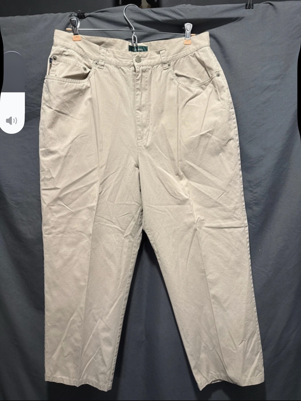 Vintage Ralph Lauren womens Light Beige Chinos